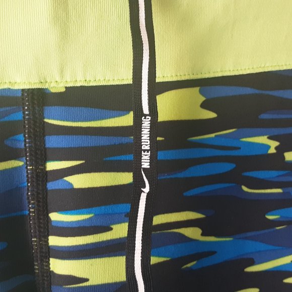 🌞 Nike Dri-Fit Cropped Camo Running Tights | XS - Picture 4 of 14